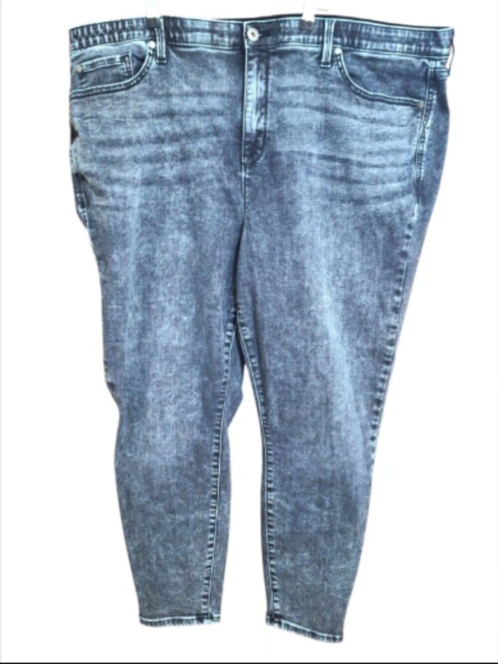 Women's Washed Black Torrid Sky High Skinny Plus Size Jeans~Size 24R - Picture 4 of 6